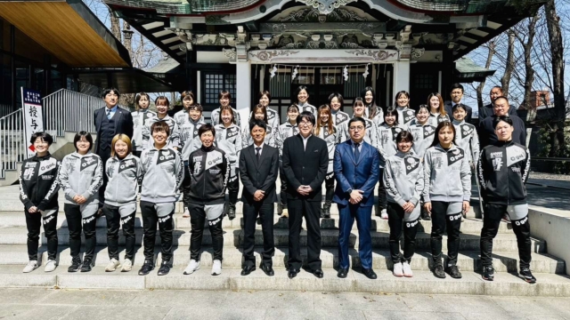 南葛SC WINGS様の必勝祈願を斎行いたしました。