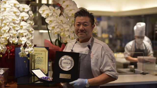 ラ・ローズ・ジャポネ　五十嵐宏シェフ　現代の名工選出、食生活文化賞受賞！